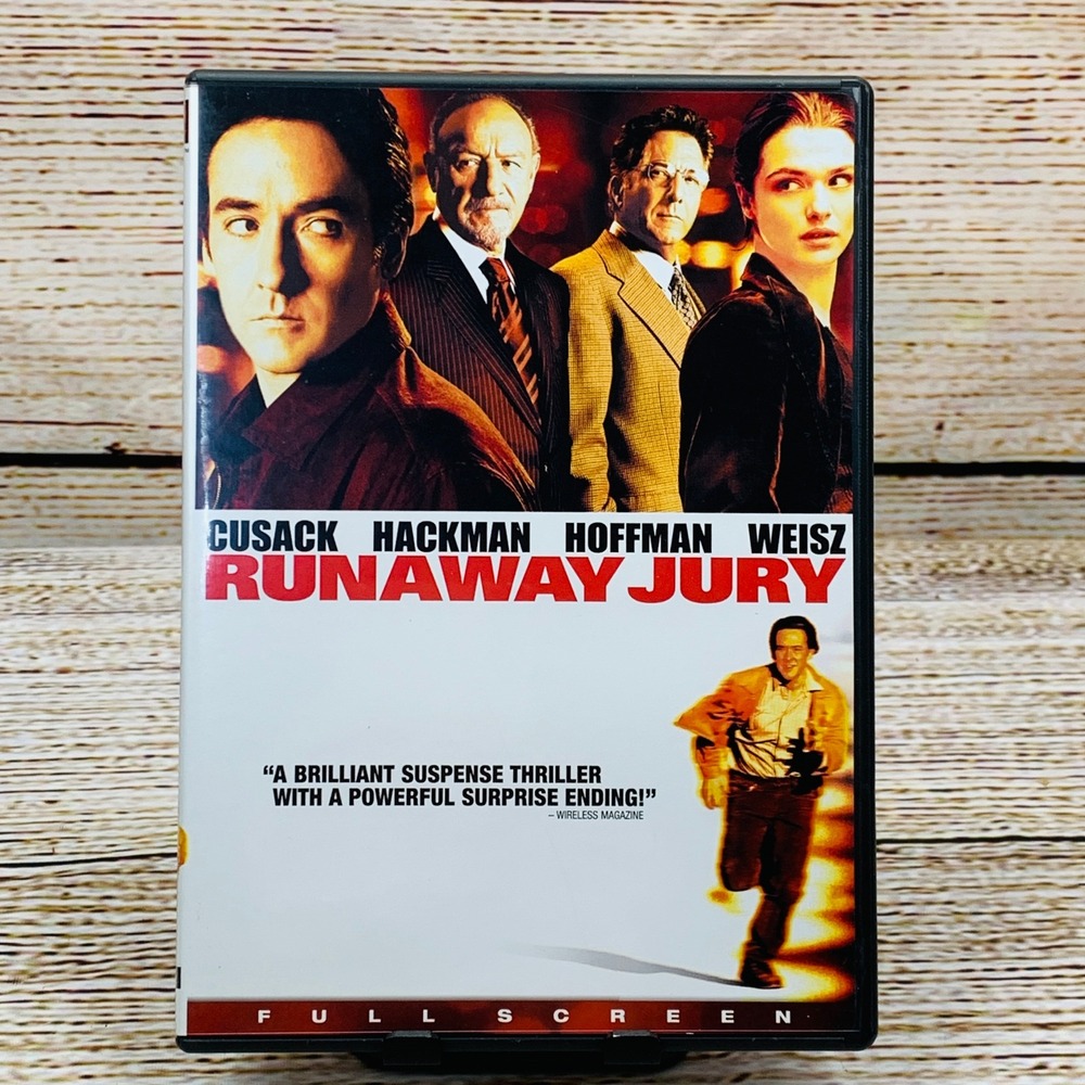 Runaway Jury [2003 DVD] Full Screen Edition John Grisham Cusack Hackman‎ Hoffman